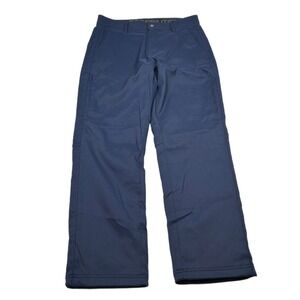 Gerry Lined Pants Mens 30x27 Blue Active Hiking Pants Lightweight Cargo Travel